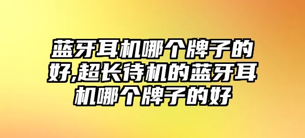 藍(lán)牙耳機(jī)哪個(gè)牌子的好,超長待機(jī)的藍(lán)牙耳機(jī)哪個(gè)牌子的好