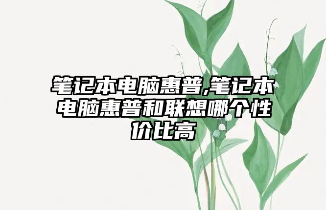 筆記本電腦惠普,筆記本電腦惠普和聯(lián)想哪個(gè)性價(jià)比高